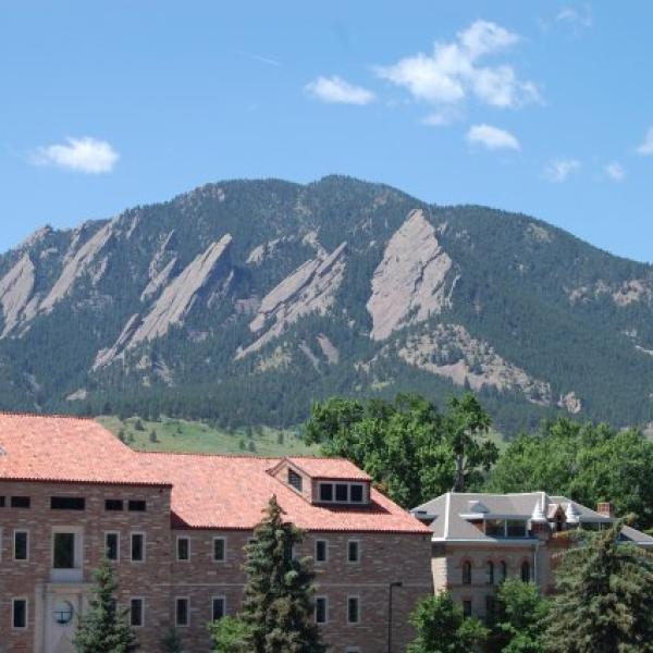 View to the west from Sewall Hall