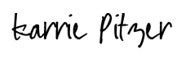 Karrie Pitzer Signature 