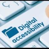 Digital Accessibility button on keyboard
