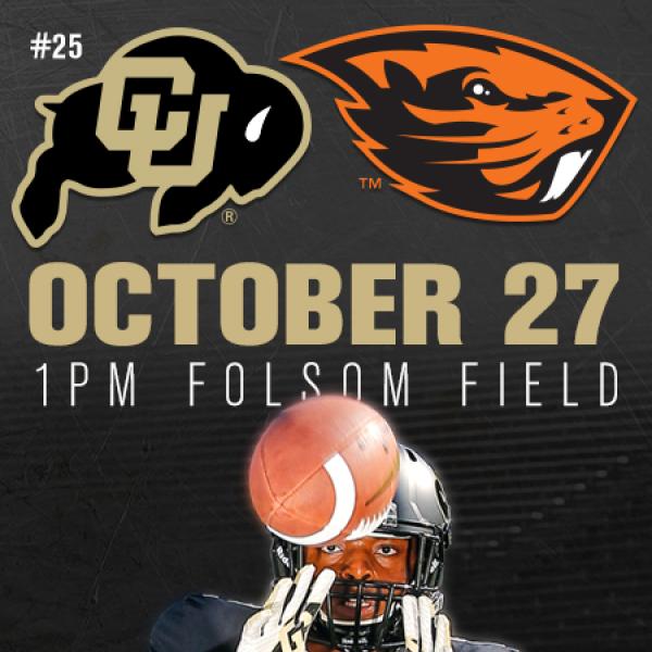 CU vs Oregon Oct 27 1 PM Folsom
