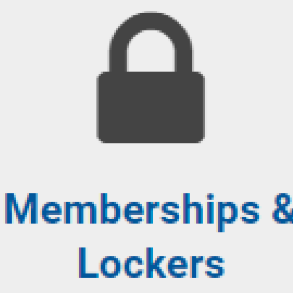 Lock with text