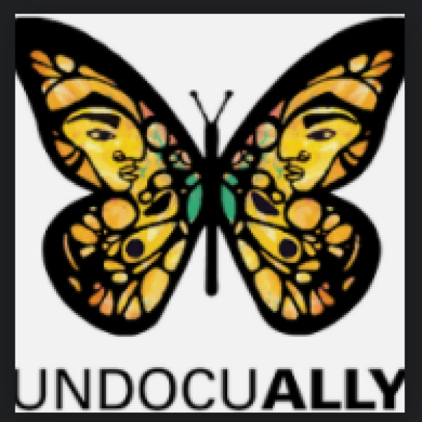 Butterfly with text 'Undocually"
