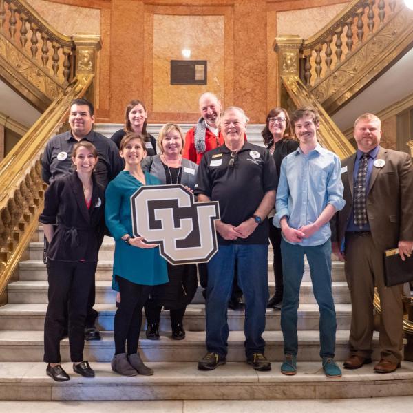 Staff Council CU Advocacy Day Group Picture