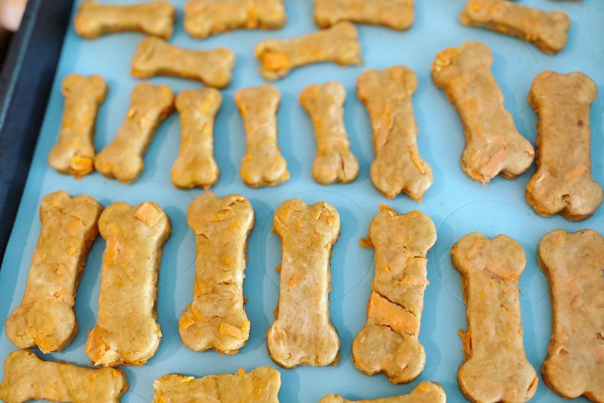 Sweet Potato Dog Biscuits