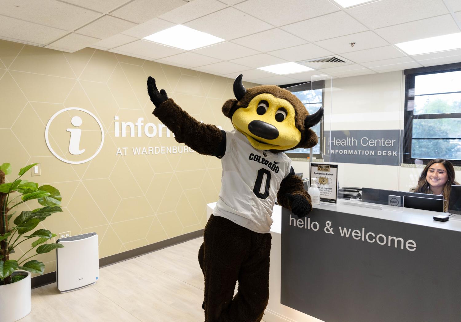 Chip waving in department office
