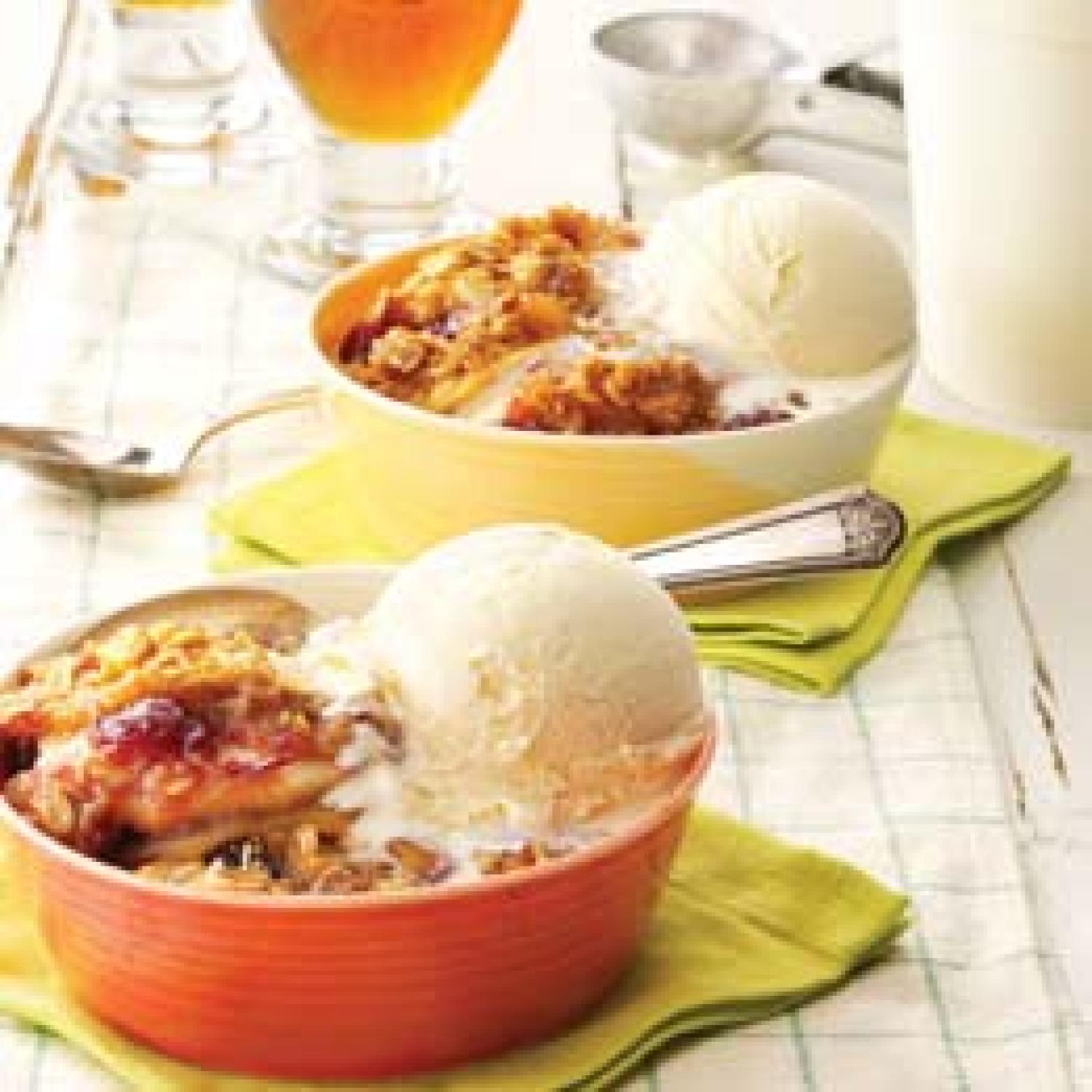 Cranberry Apple Walnut Crisp