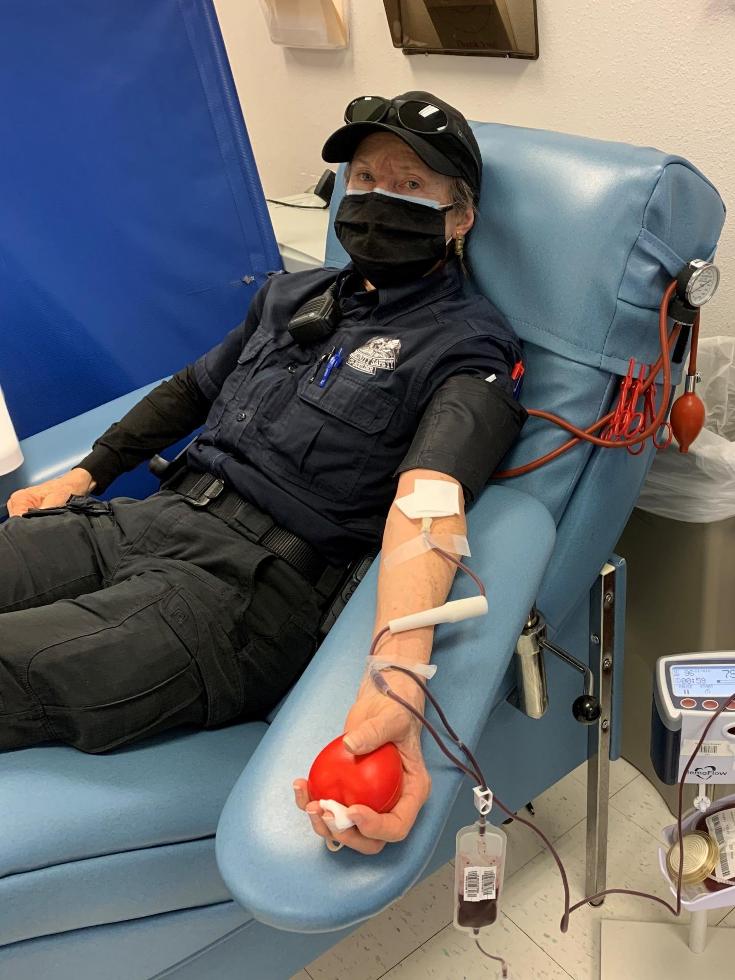Donna Hamm Reilly Donating