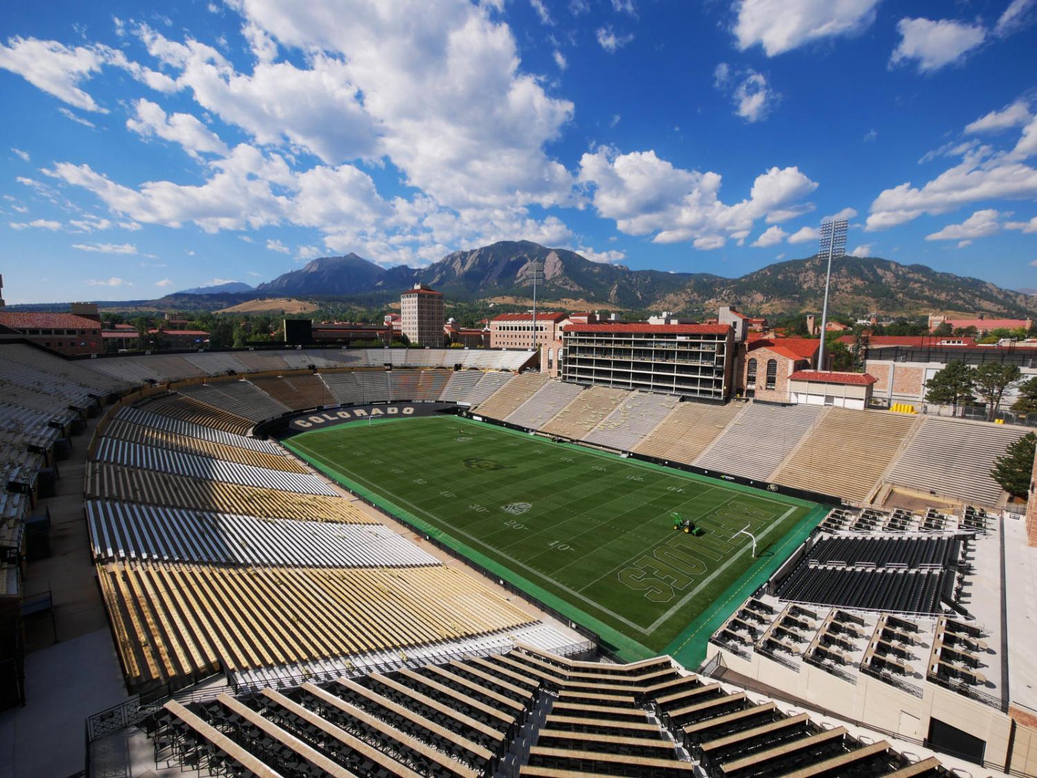 Folsom Stadium in Spring