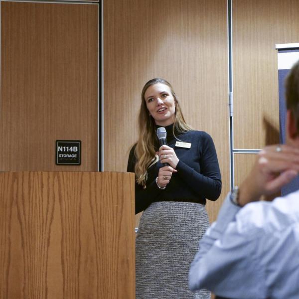 Vice Chair Shelby Javernick at the Years of Service Event 2019