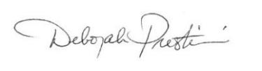 Deb Prestianni Signature