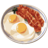 Eggs and Bacon Breakfast