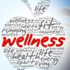 Word bubble in shape of apple highlighting Wellness