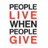 People live when people give