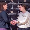 Staff shaking hands