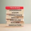 leadership stacked word blocks