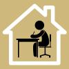 Work from home clipart