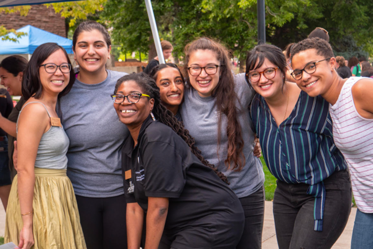Group of CU Boulder students