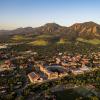 Aerial view of the CU Boulder campus