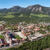 CU Boulder campus aerial