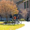 Students on campus