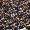 graduates at commencement