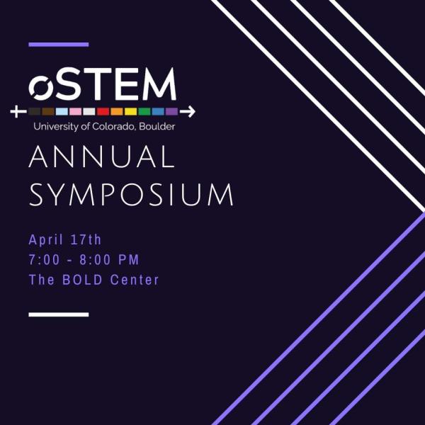 Advertisement post for the 3rd annual oSTEM Symposium.