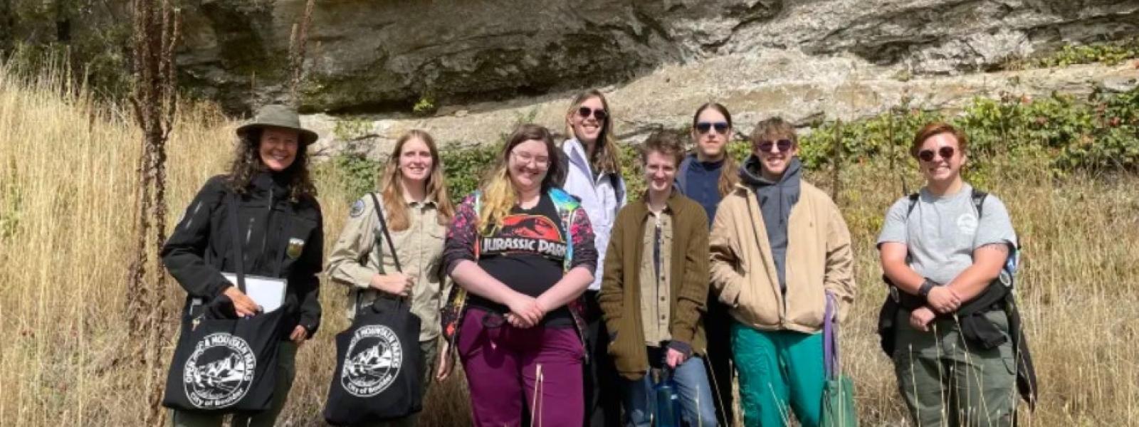 Photo of Ostem Members on a Hike
