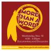 More Than A Word