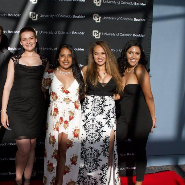 Group photo at the spring 2018 banquet