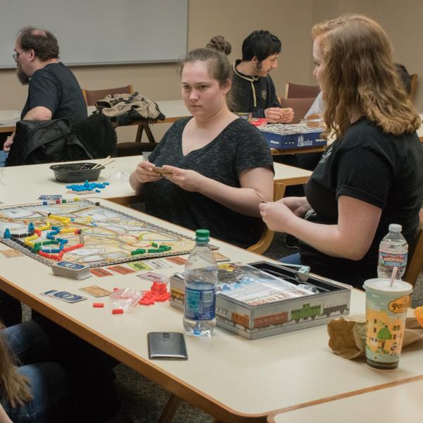 BGU members playing games