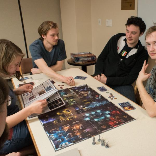 BGU members playing games