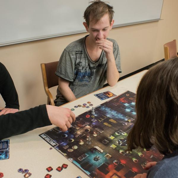 BGU members playing games