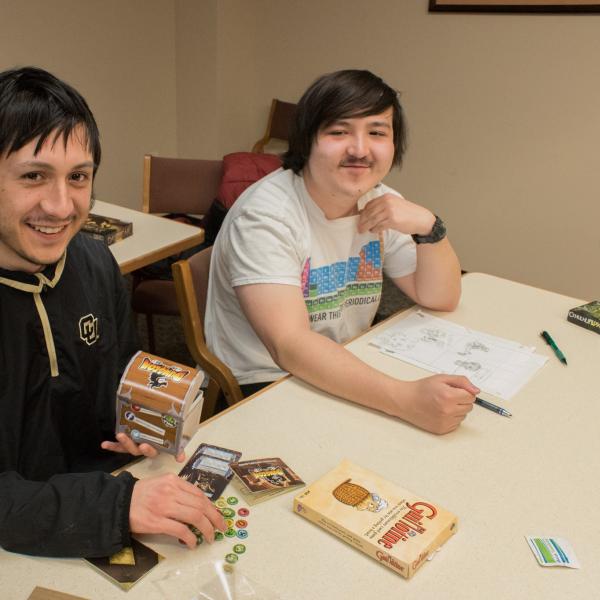 BGU members playing games