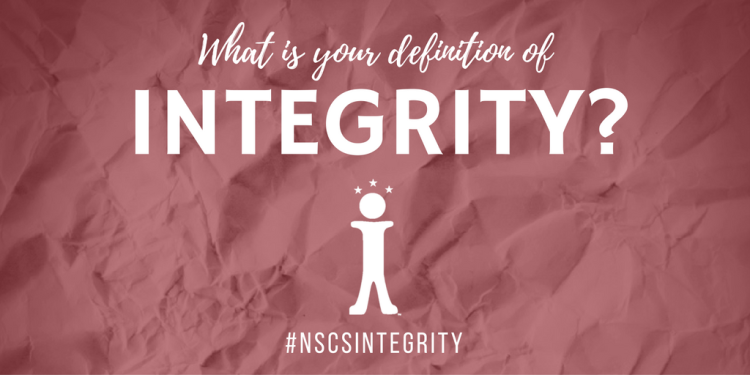 What is your definition of Integrity hashtag NSGS Integrity