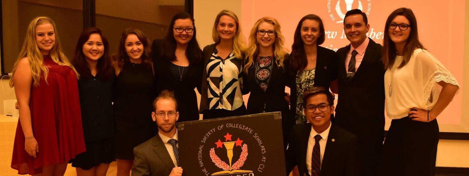 picture with the volunteers during induction ceremony 2016