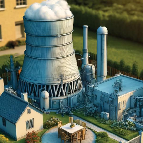 A nuclear power plant