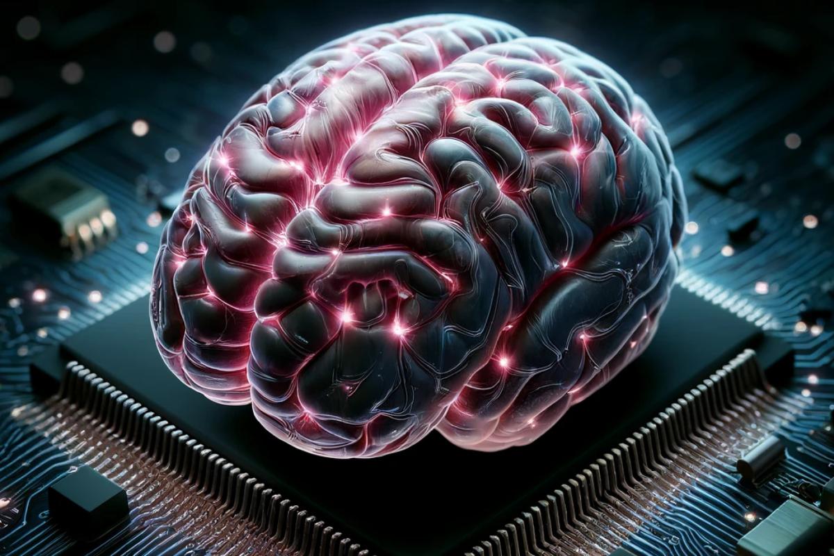 A brain on a computer chip