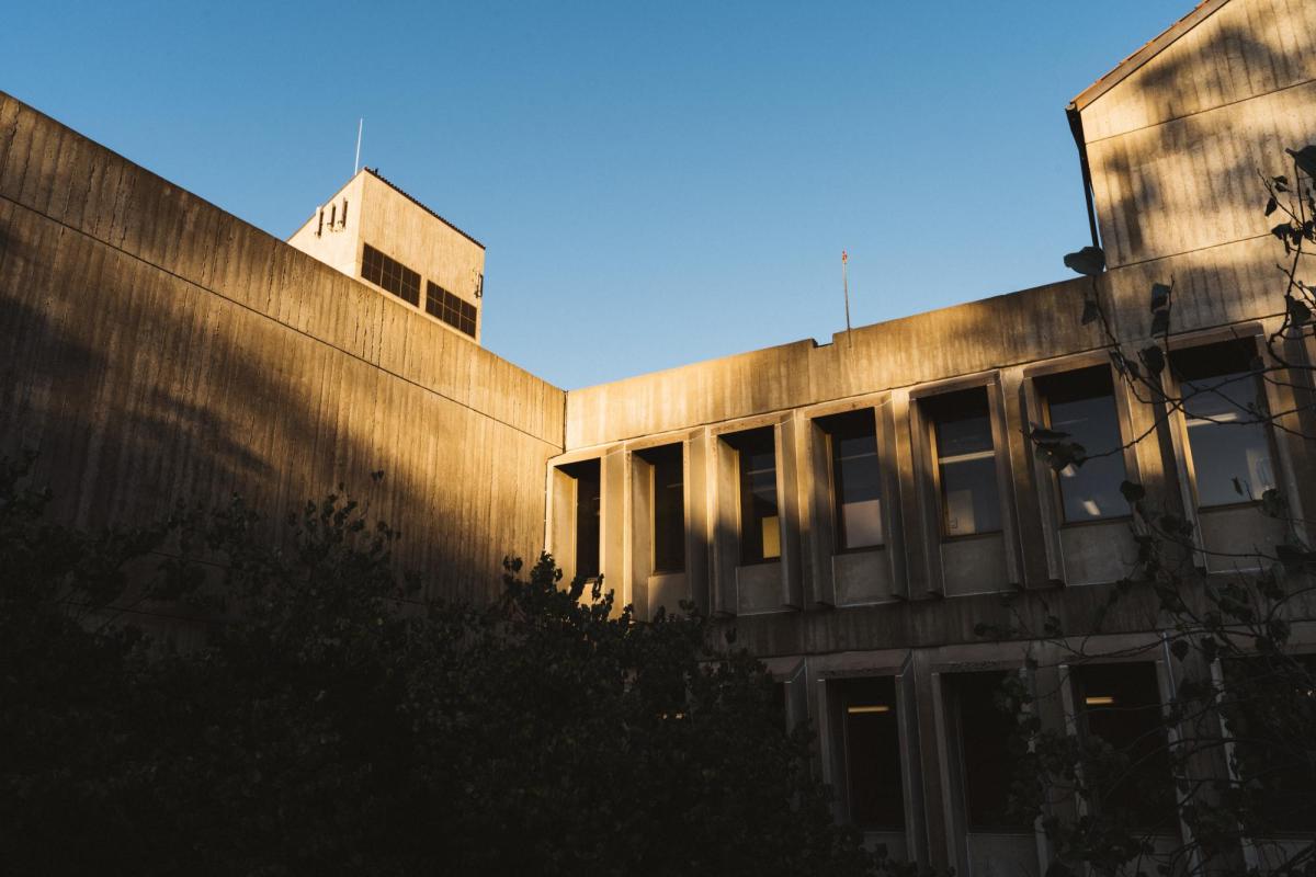 A picture of the engineering center by Elliot Whitehead