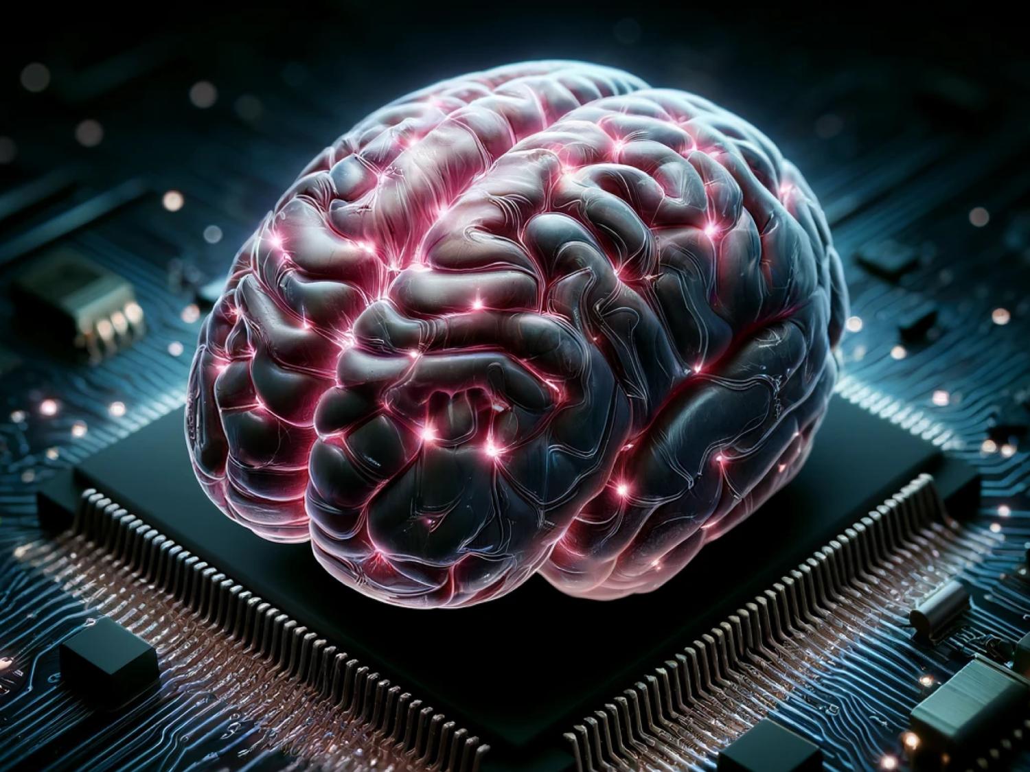 A brain on a computer chip