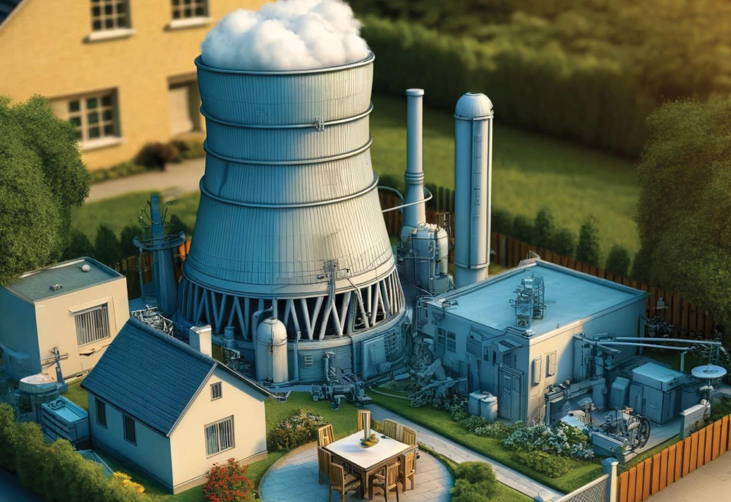 A nuclear power plant
