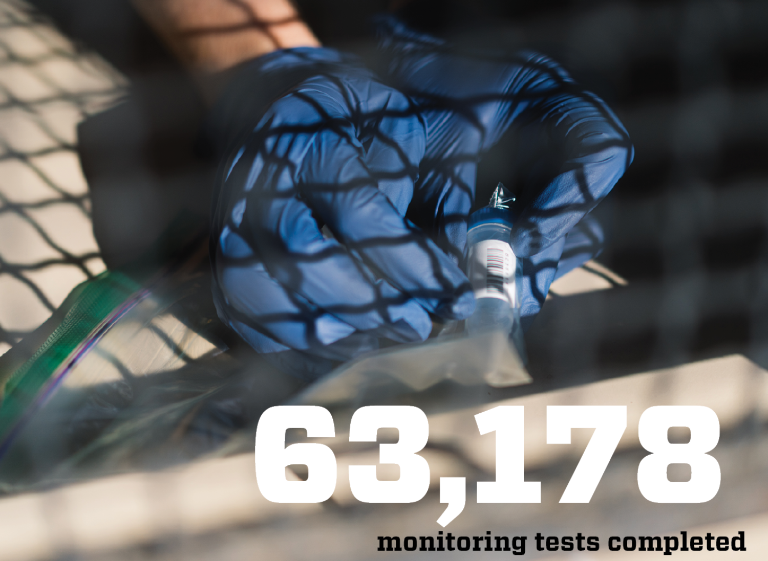 COVID test with statistics