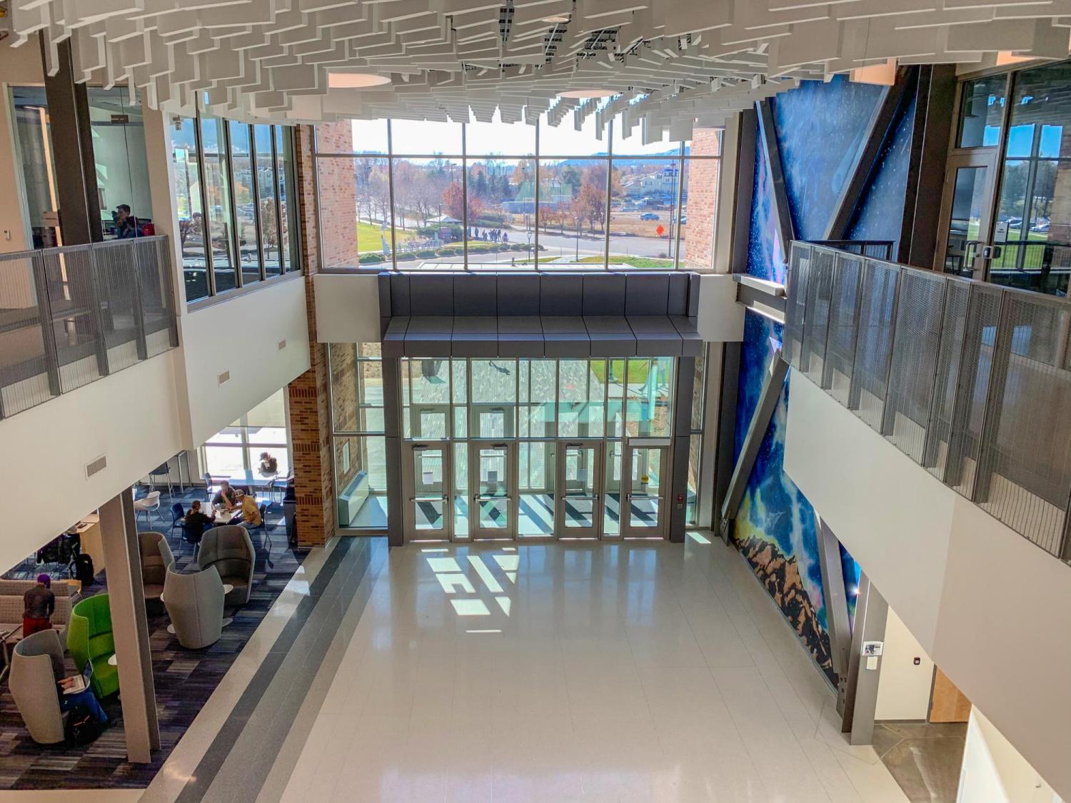 CU Boulder Aerospace entrance auditorium