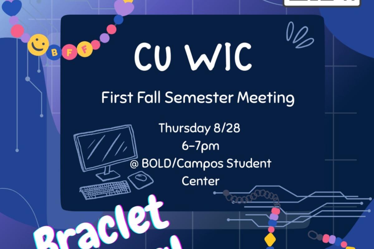 CU WiC Poster