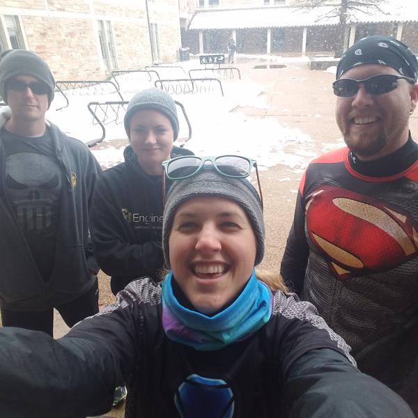 Charity run, CU Boulder