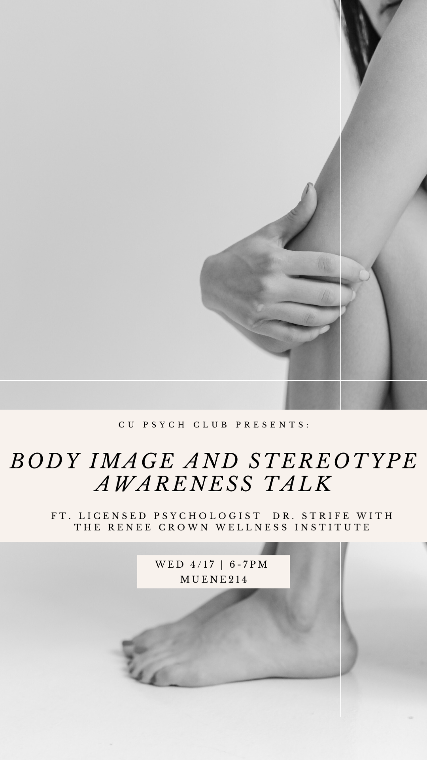 body image talk flyer