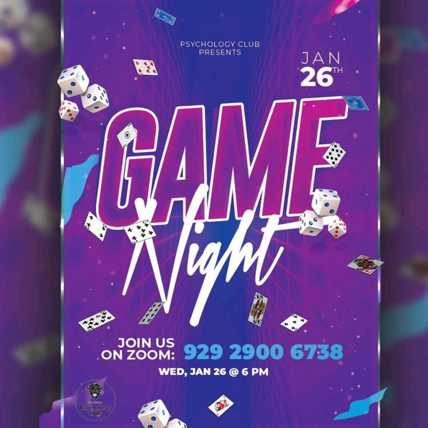 game night flyer