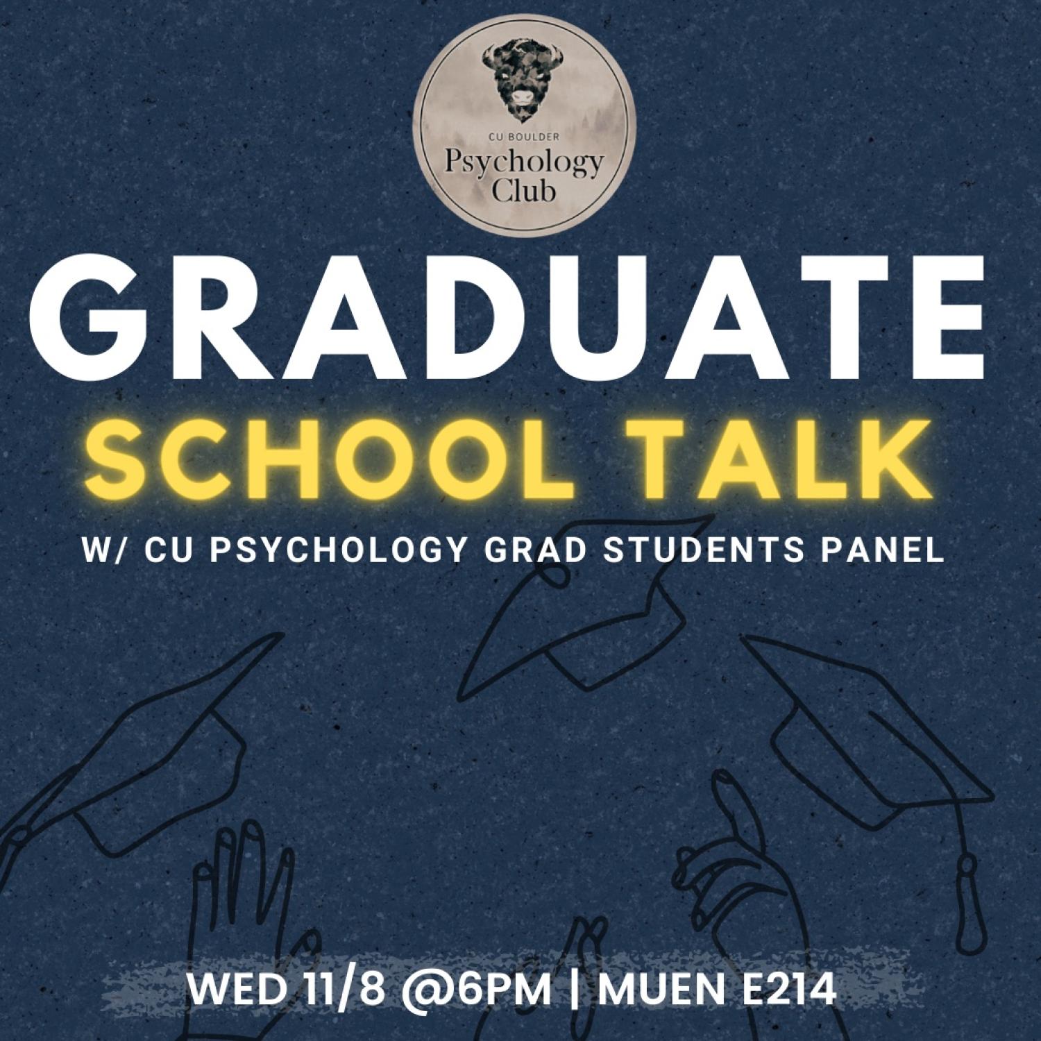 graduate school talk flyer