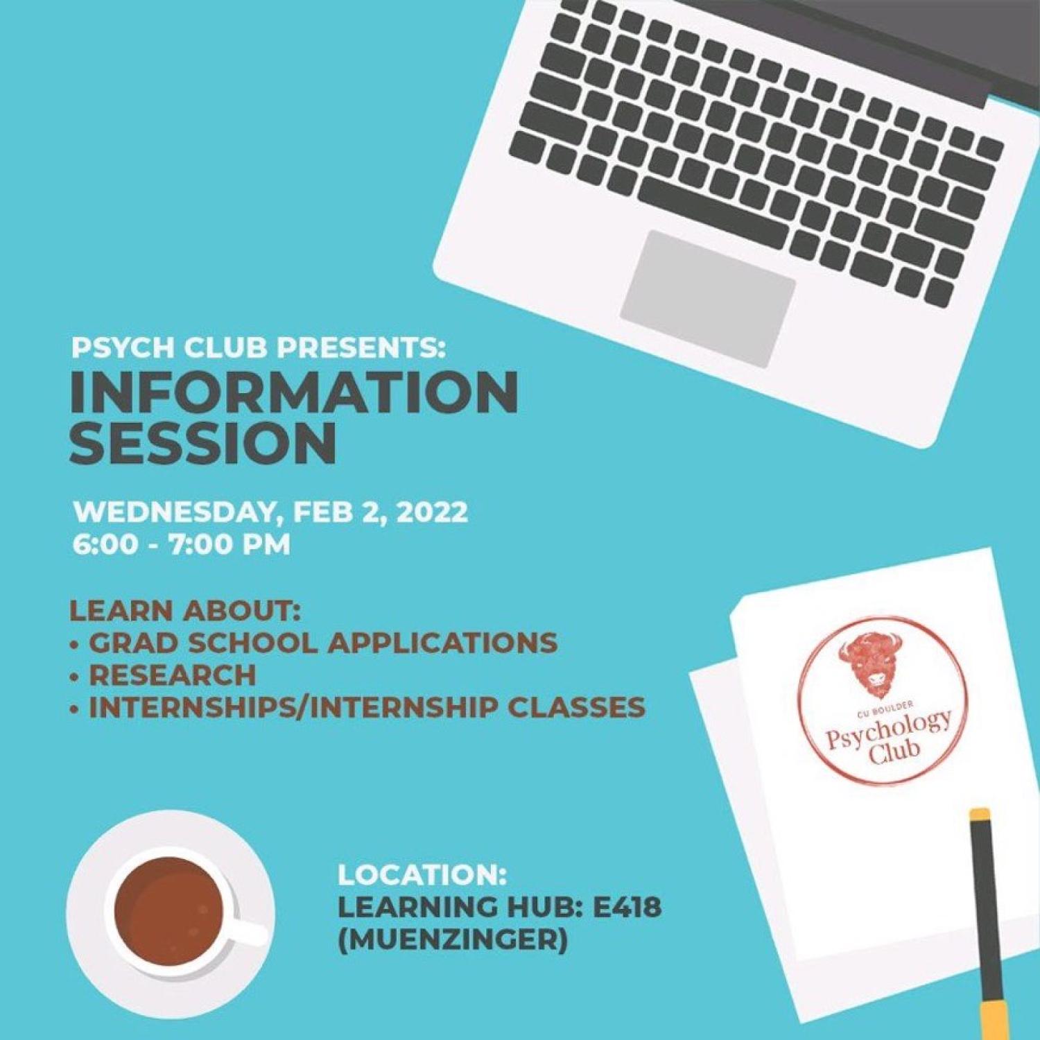 information session flyer