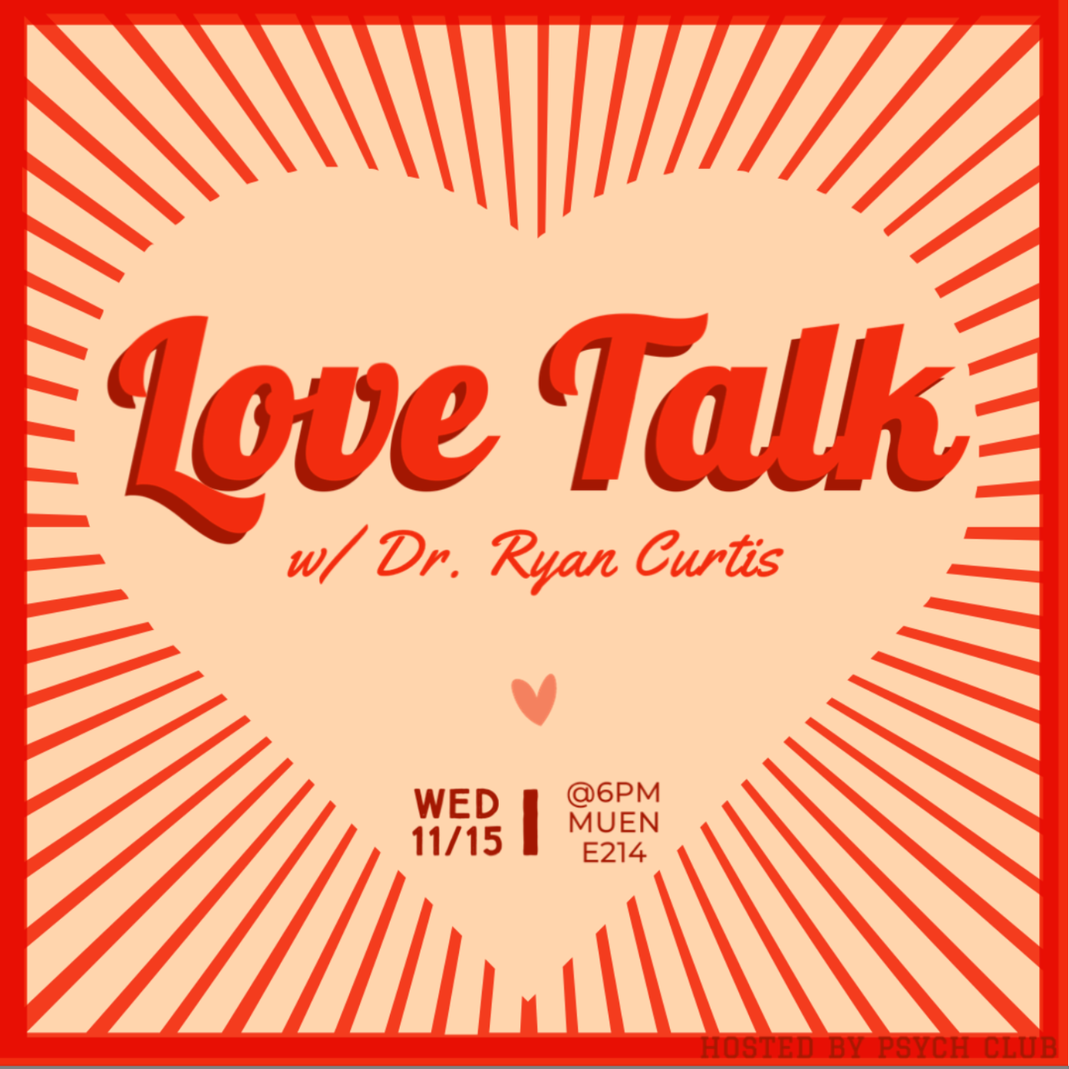 love talk flyer