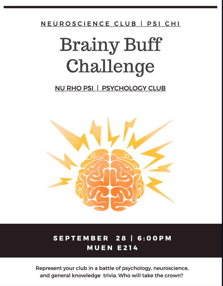 brainy buff challenge flyer